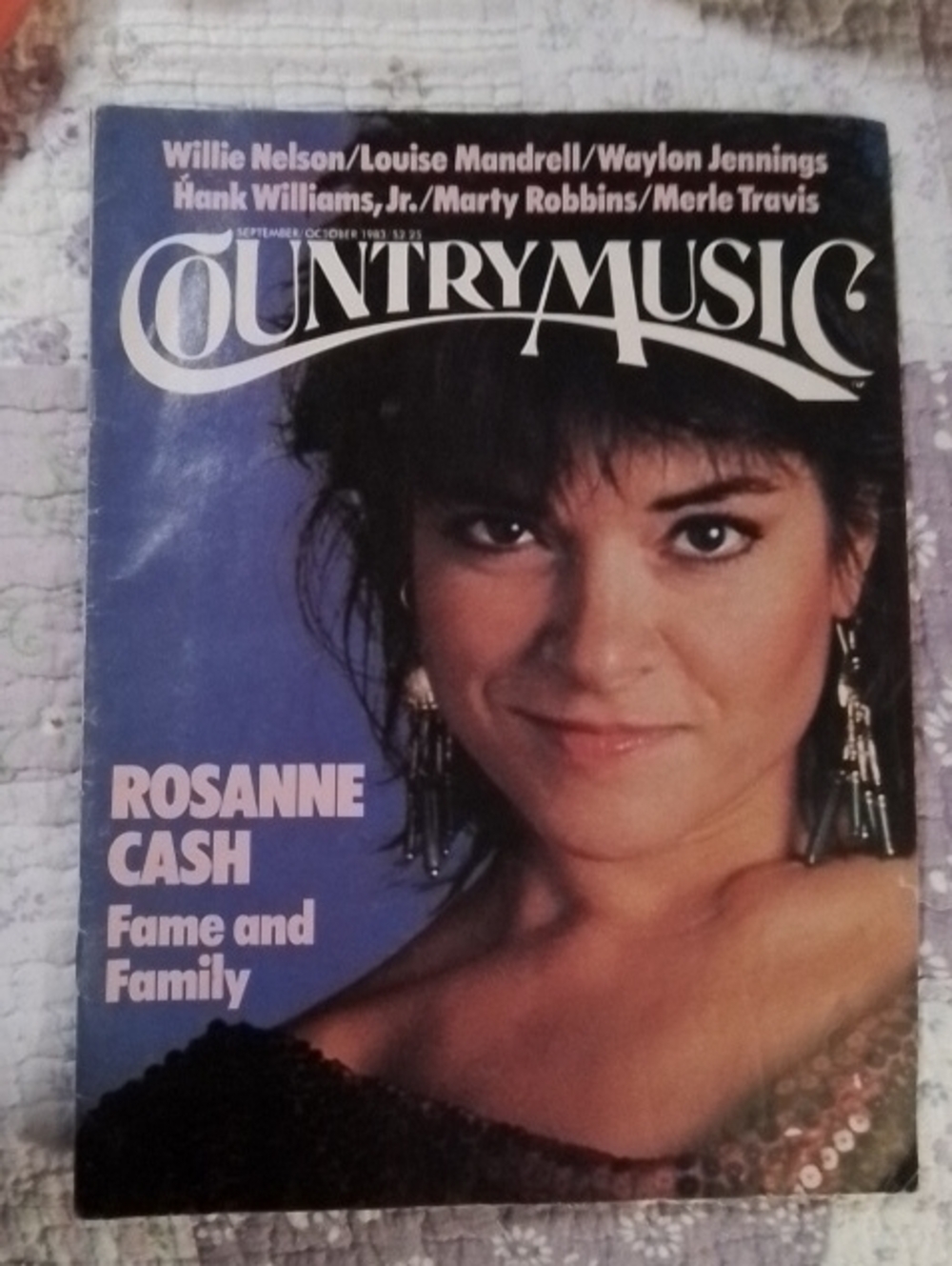 Vintage Country Music Magazine Cover - Blue